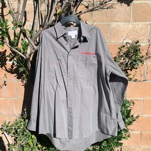 Mens XL Honda mechanic work shirt button down . Sturdy 100%